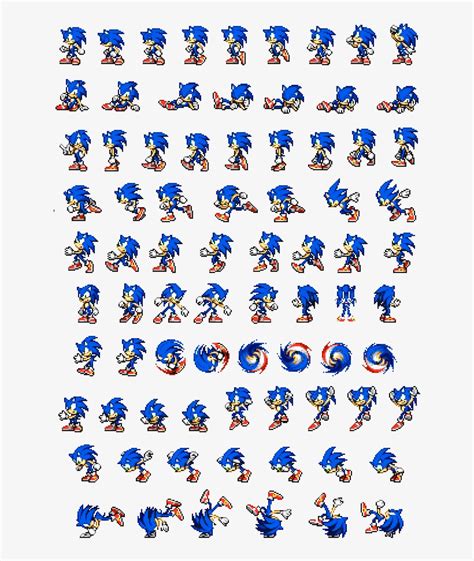 Sprites Sonic Sega Animação Animation Modern Sonic Advance Sprites