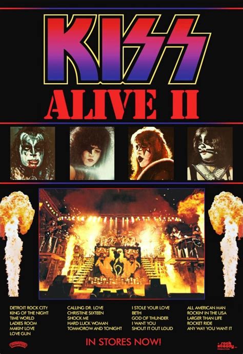 Kiss Alive Ii Reproduction Promotional Stand Up Display