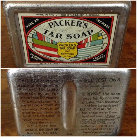 With doctors cigarette filter rebate camel. Packer's Tar Soap circa 1930s $30 www.cabootle.com ...
