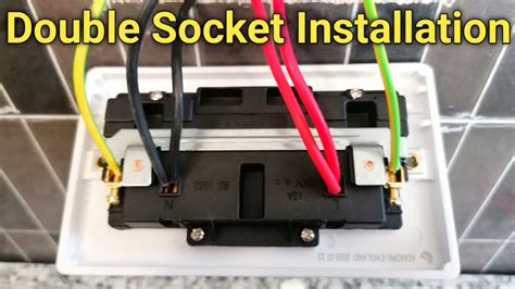 Double Socket Connection And Double Socket Installation How To Wire A