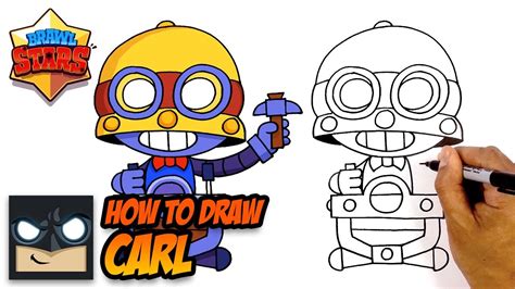 How To Draw Brawl Stars Carl Step By Step Çocuk Gelişimi Çocuk
