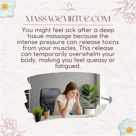 Why Do I Feel Sick After Deep Tissue Massage