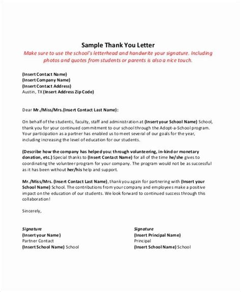 Business Collaboration Letter Sample Luxury 51 Thank You Letter Example