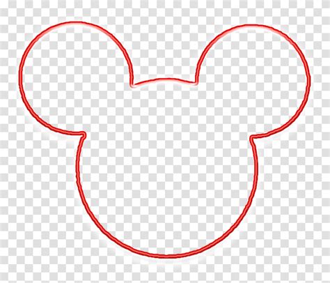 Mickey Mouse Head Silhouette Electronics Cushion Headphones