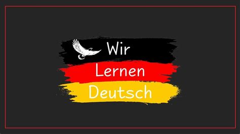 Wir Lernen Deutsch 1 Youtube