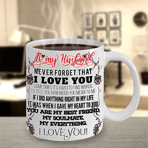 Notoriously difficult as valentine's day gifting may be. Valentines Mug - To my Husband | Anniversary Gift ...