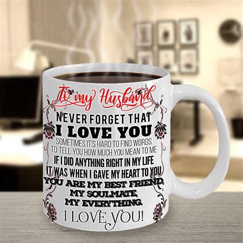 Valentines Mug - To my Husband | Anniversary Gift ...