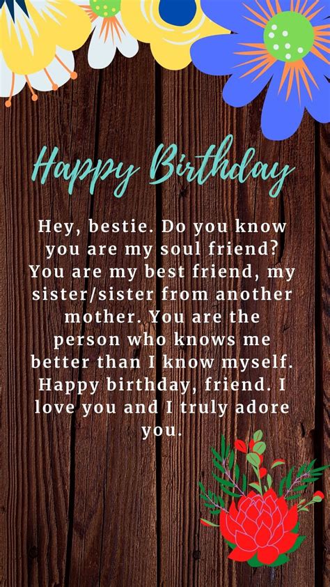 Happy Birthday To A True Bestie Birthday Wishes Best Friend Happy