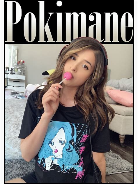 Pokimane Poster For Sale By Pandatnacty Redbubble