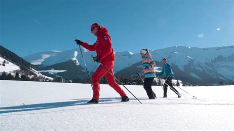 Ski de fond biathlon ESF Megève YouTube