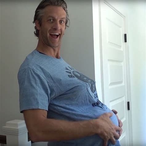 Dad Wears Empathy Belly To Experience Pregnancy Popsugar Moms