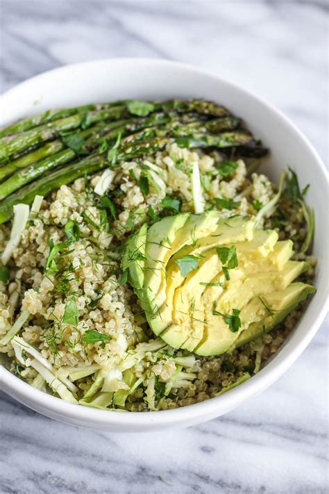 This Green Goddess Quinoa Salad With Herb Vinaigrette Is Fresh
