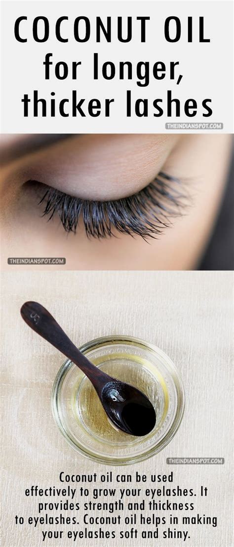 Pin By K On Beauty How To Grow Eyelashes Coconut Oil Beauty