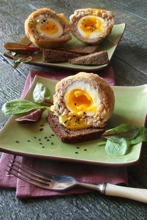 See our top rated scotch egg recipes to enjoy with salad, chutneys and other picnic foods. Baked Scotch Eggs Recipe - Recipe Mash