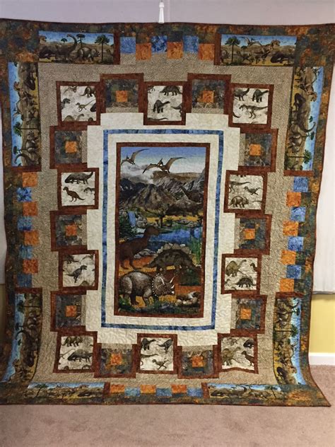 Dinosaurs Quilts Wildlife Quilts Panel Quilt Patterns