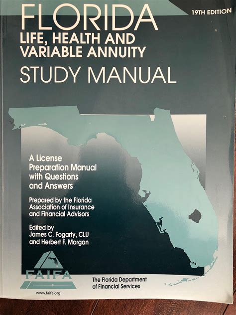 Florida insurance licensing exams are proctored, meaning there is a designated person overseeing you while you take the exam. Florida Life Health And Variable Annuity Study Manual A