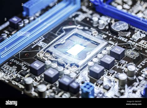 Computer Motherboard Stock Photo Alamy