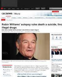 Richard sheperd investigates into what caused robin williams to kill himself on the night of august 11, 2014.—david imdb.com Robin Williams' autopsy rules death a suicide, finds no ...