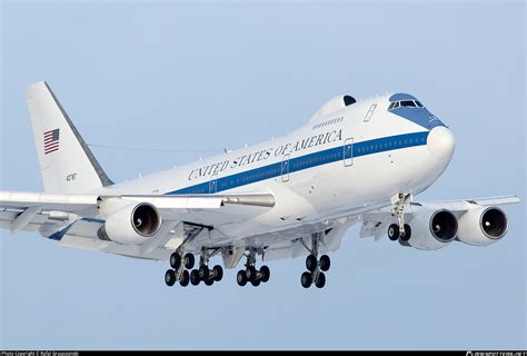74 0787 United States Air Force Boeing E 4b Photo By Rafal Gruszczynski