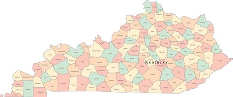 Kentucky Counties Map