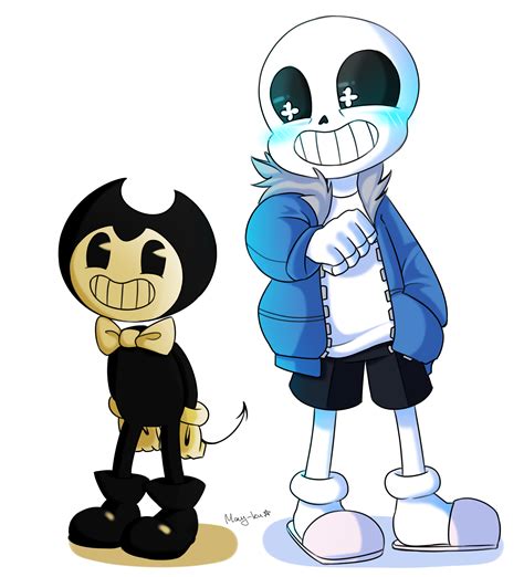 Bendy And Sans By May Ku On Deviantart