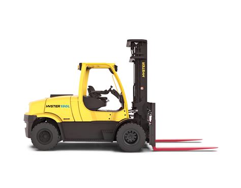High Capacity Electric Lift Truck 4 Wheel Pneumatic Tire Hyster