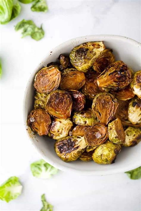 It is such a simple recipe with very little needed for a great side dish! Crispy Oven Roasted Brussel Sprouts with Balsamic