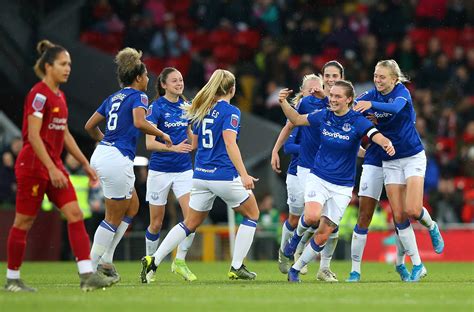 Everton strike late to deny man utd. Everton Women v Liverpool Women