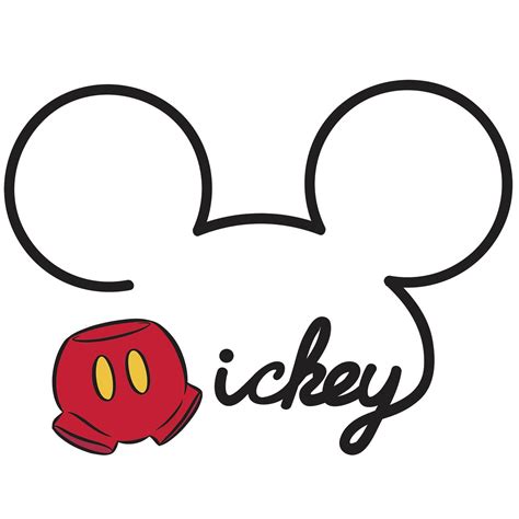 Mickey Mouse And Friends Mickey Logo Peel And Stick Wall Clipart Best