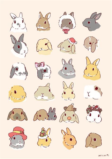 Il suffit d'imprimer notre fiche d'apprentissage en pas à pas et de se lancer en suivant. Embedded Dessiner des ttes de lapin kawaii #dessiner # ...