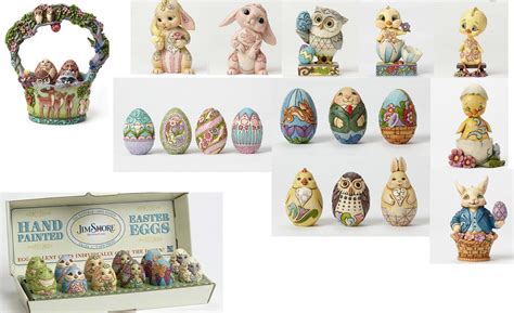 Enesco Jim Shore Spring Easter Figurine Character Eggs 4040707 Choose