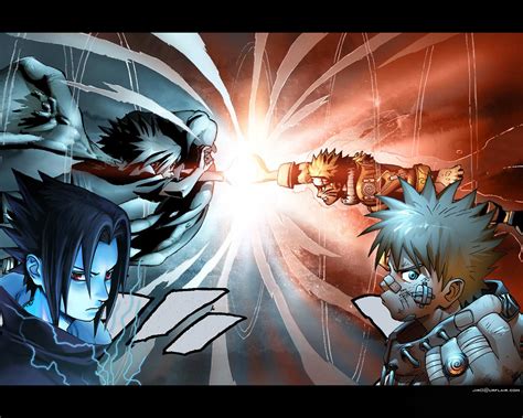 Ninjas Sasuke And Naruto Extreme Team Wallpaper 30456203 Fanpop