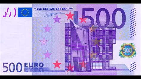 Euro spielgeld scheine, 40 geldscheine nahezu in originalgröße, insgesamt 7 werte mit dem drucken von banknoten im 17. Der EURO-Schein trügt - YouTube