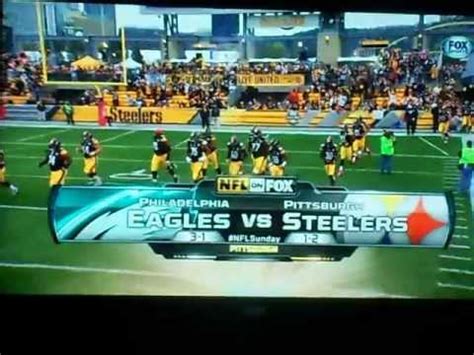 The official nfl media originals youtube channel, providing you with excerpts from nfl network's best original programming. 2012 NFL on FOX Intro (Eagles vs Steelers) 10/7/12 - YouTube