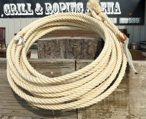 Saddle Rodeo Real Maguey Rope Lasso Lariat Bullwhip Etsy