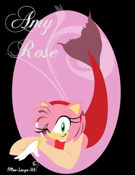 Amy Rose Mermaid By Miss Lollyx 33 On Deviantart Amy Rose Mermaid Rose