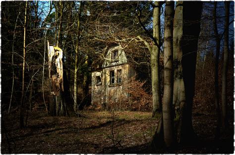 So dann sind wir ja durch, haben fast alles schon aufgefuttert, und es. Wald-Haus Foto & Bild | spezial, lost places, architektur ...