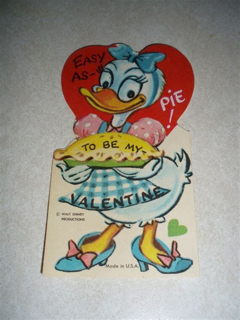 Vintage 1960s Disney Valentines Day Card Easy By Moderndayvintage