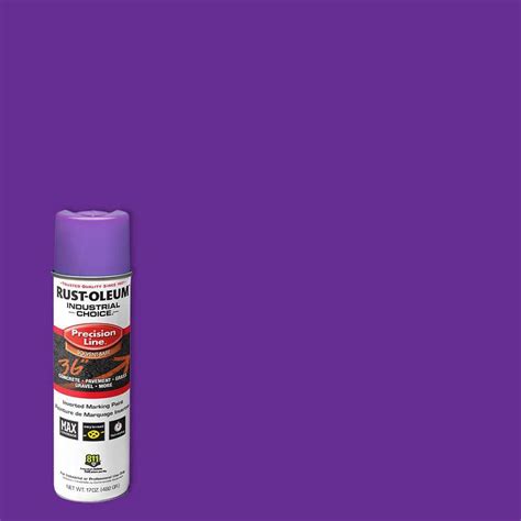 Rust Oleum Industrial Choice 17 Oz M1800 Fluorescent Purple Inverted