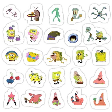 Ultimate Spongebob Sticker Pack Sticker By Gsill In 2021 Spongebob