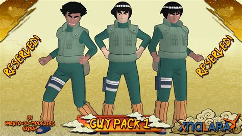 Naruto Guy Might Pack 1 For Xps By Asideofchidori On Deviantart