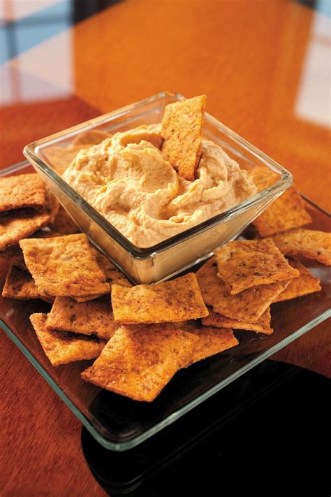 That's why our hummus does not contain any gluten or wheat ingredients. hummus with wheat crackers - Horizons Unlimited