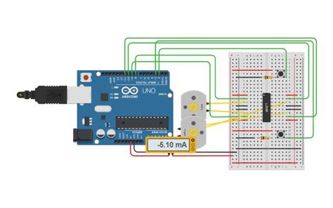 Circuit Design H Bridge Dc Motor Driver L293d Tinkercad