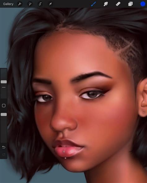 Procreate portrait that took foreverrr😵‍💫 : r/ProCreate