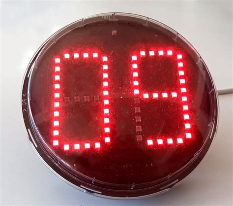 Traffic Lights Rgb Led Countdown Timer 20cm