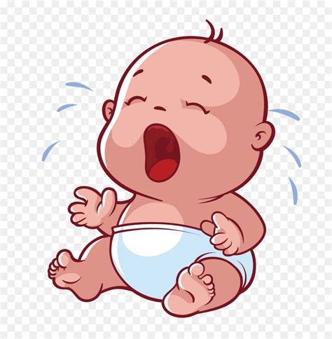 Infant Cartoon Crying Crying Baby Png Download 1696