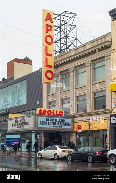 Apollo Theatre On West 125th Street In Harlem New York City Stock