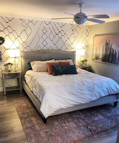Pin On Master Bedroom Bedroom Wallpaper Accent Wall Wallpaper Design