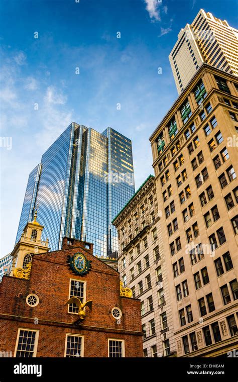 Modern Skyscrapers In Boston Massachusetts Stock Photo Alamy