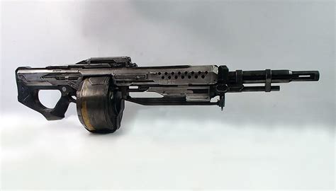 Unlimited Run M729 Squad Automatic Weapon Saw From Halo 4 Now Taking